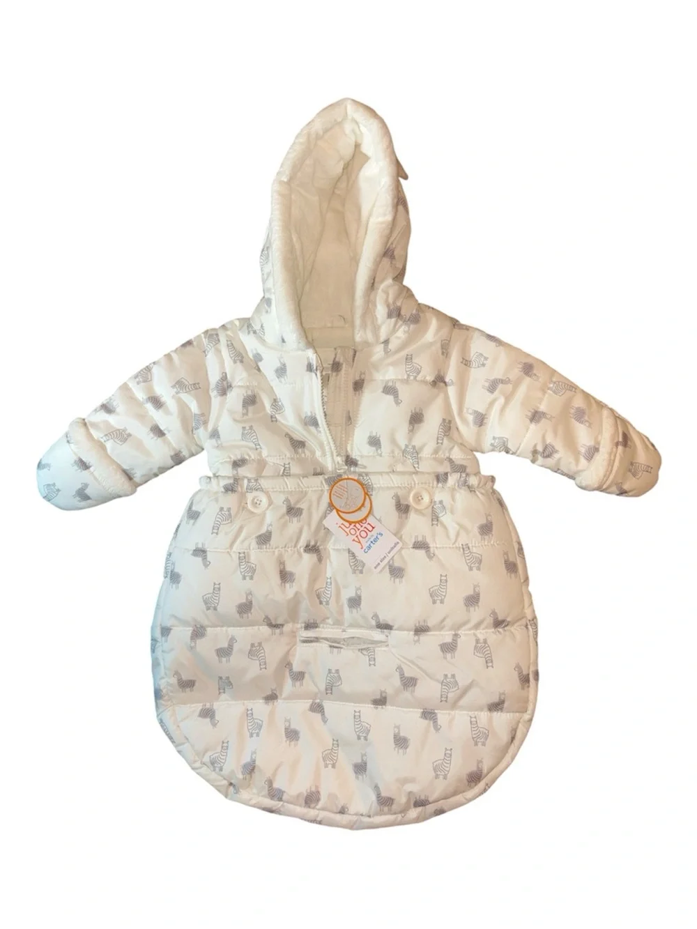 Carters infant newborn pram bunting snowsuit winter coat